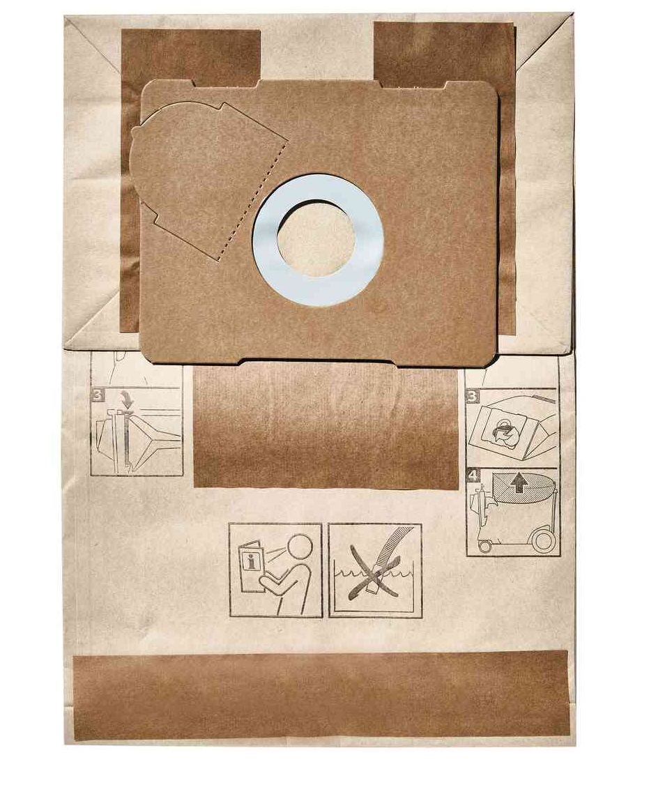 Lot de 5 sacs filtres FIS-CT 17/5 pour aspirateur FESTOOL 769136