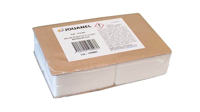 Lot de 8 pierres à souder ammoniacale JOUANEL PSO80