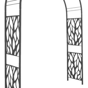 Arche premium tube CAR25 végétal anthracite - 195x50x250 cm - Acier époxy