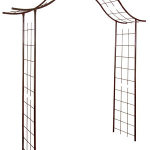Arche tube ROND20 portique fer vieilli - 200x40x250 cm - Acier époxy