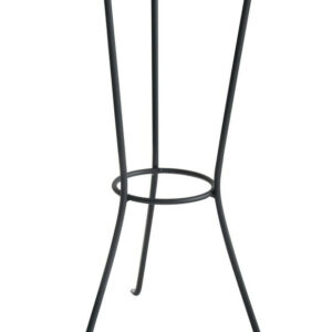 Colonne anthracite H. 56 cm pour pot 20-22 cm - Acier époxy