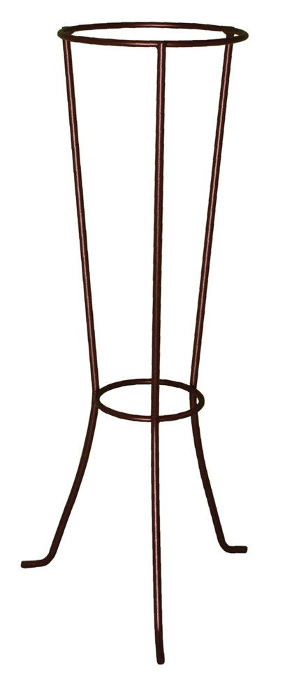 Colonne fer vieilli H. 78 pour pot 24-26 cm - Acier époxy