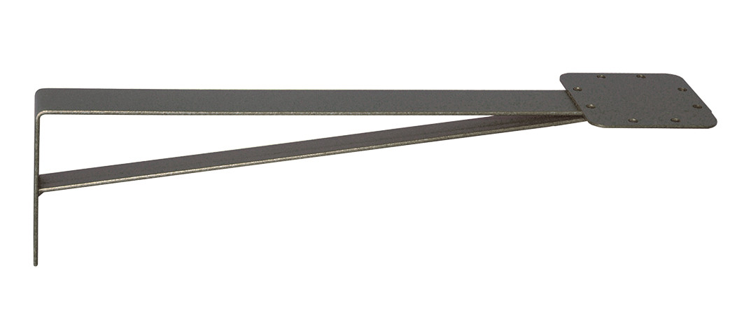 Equerre de fixation pour girouette - 60 cm - Acier époxy