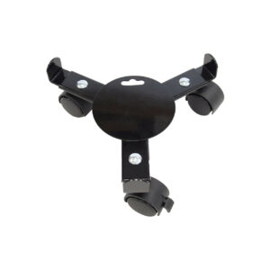 Essentis roule plante extensible 27-37 cm noir - 3 roulettes avec frein - charge 75 kg