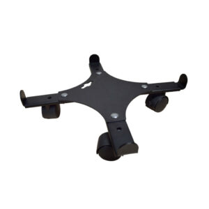 Essentis roule plante extensible 34-51 cm noir - acier époxy - charge 100 kg