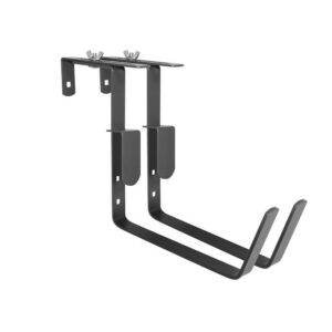Lot de 2 supports fixations réglables pour jardinière - 18 cm - Acier époxy