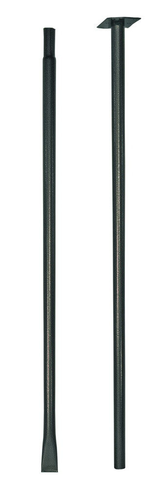 Mât fixation dans le sol anthracite - 190 cm - Acier époxy