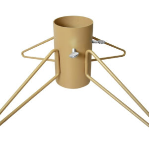 Pied de sapin - 4 pieds fer rond tube-  9 cm - or