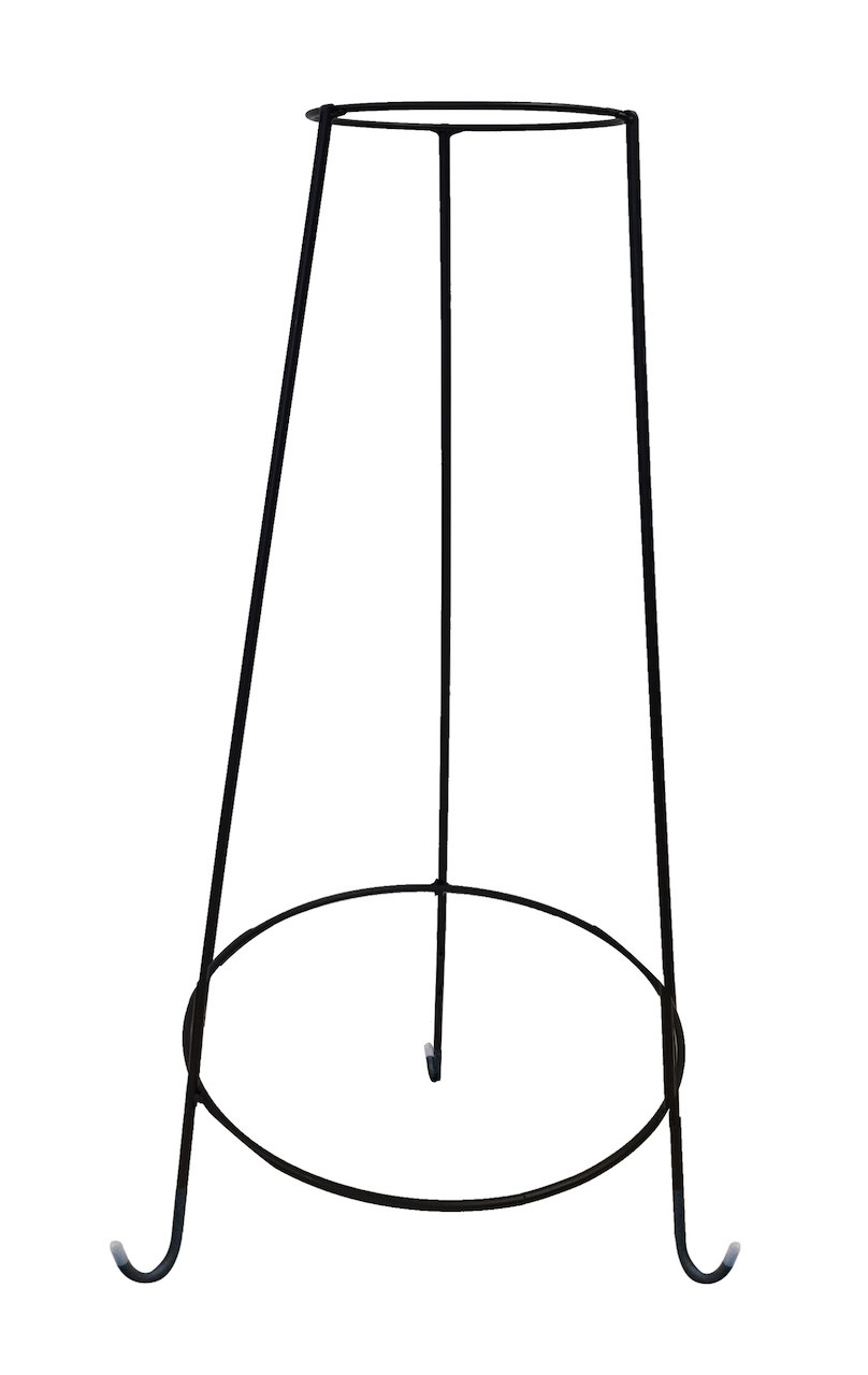 Porte bougie - petit modèle - anthracite 40x28cm