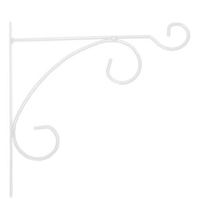 Potence fil Classique volute - 32x30 cm - blanc