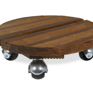 Roule plante BOIS rond naturel - 30 cm - Bois