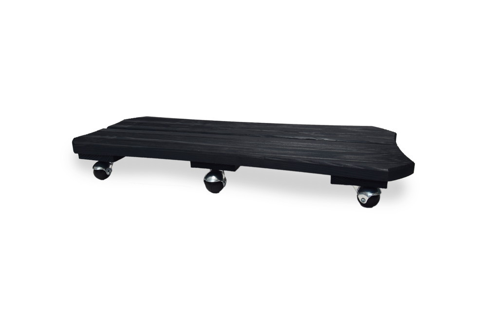 Roule plante Bois spécial bac anthracite - 30x70 cm - Bois