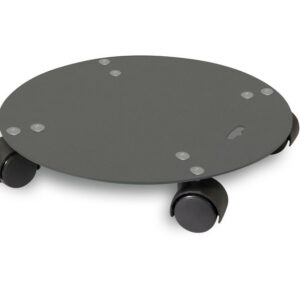 Roule plante disgn anthracite - 30 cm - Acier époxy