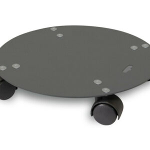 Roule plante disgn anthracite - 40 cm - Acier époxy