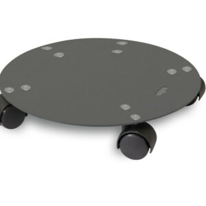 Roule plante disgn anthracite - 50 cm - Acier époxy