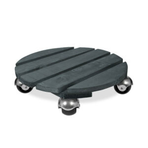 Roule-plante en bois rond anthracite "Basics " 37,5 cm