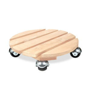 Roule-plante en bois rond brut "Basics " 37,5 cm