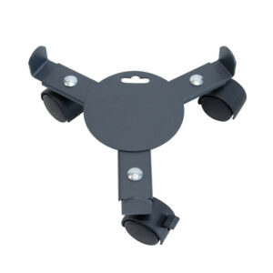 Roule plante extensible anthracite - 27-37 cm - Acier époxy