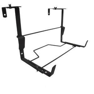 Support jardinière Essentis noir 35 cm - fixation réglable 16 à 26 cm - charge 20 kg