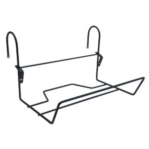 Support jardinière Essentis noir 35 x 14 x 23 cm - acier époxy - fer rond