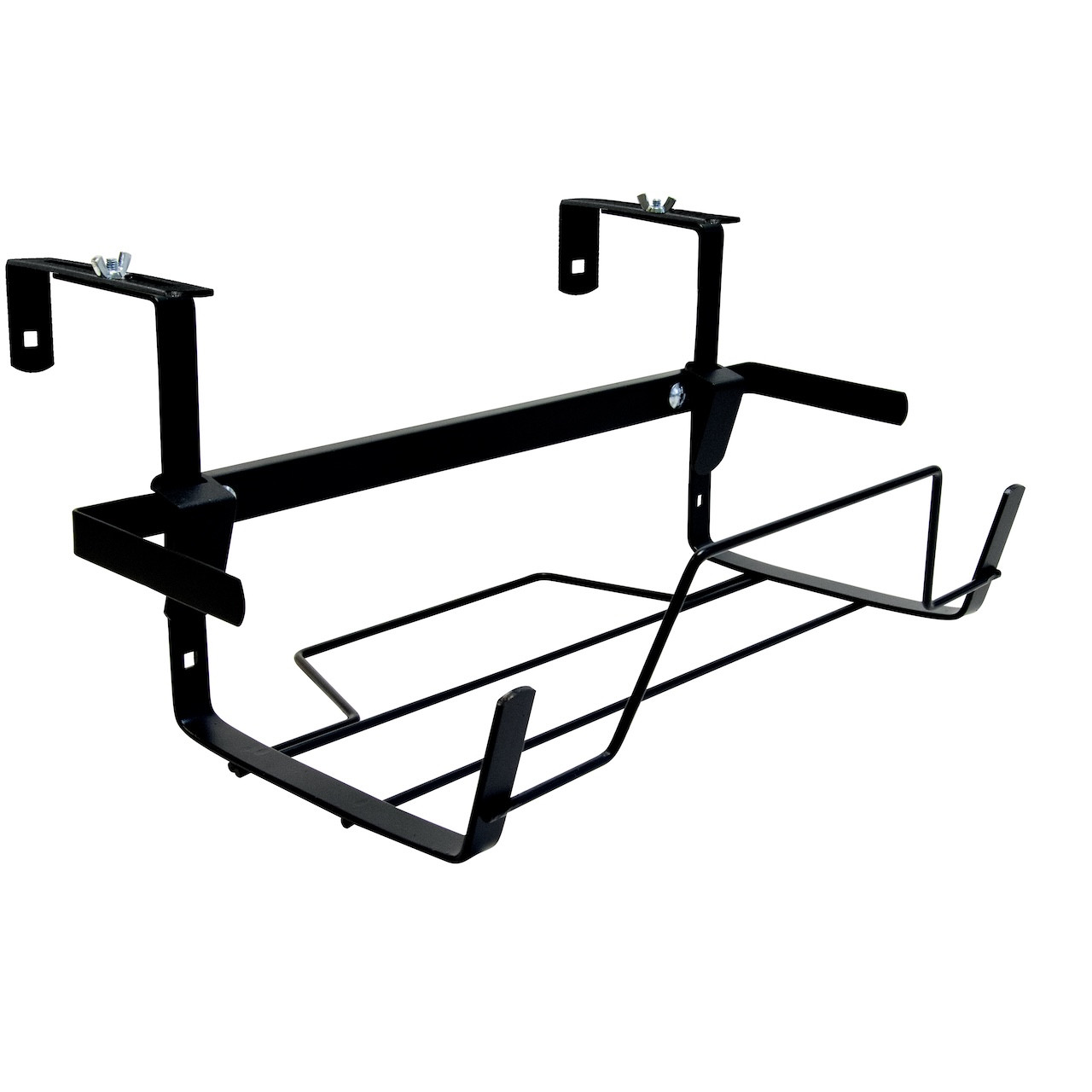 Support jardinière Essentis noir 44 à 65 cm - acier époxy - charge 20 kg