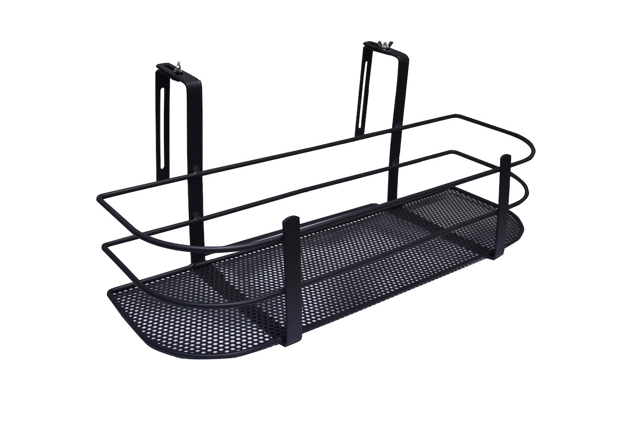 Support plantes design Louis Moulin anthracite - fixations réglables 60 cm
