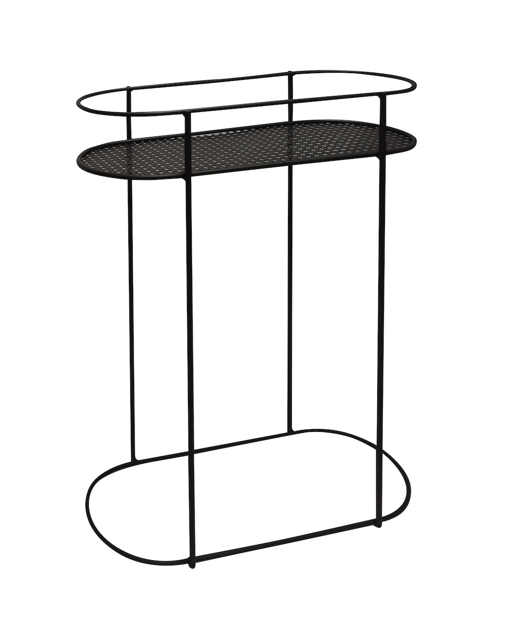 Support pour plantes et aromatiques sur pied - 60x24x80cm - anthracite