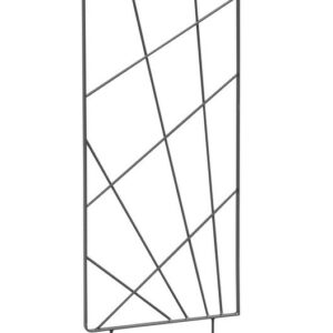 Treillis à piquer mandala anthracite - 30x100 cm - Acier époxy