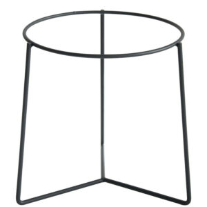 Tripode pour pot anthracite - 38x36 cm - Acier époxy