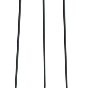 Tripode pour pot anthracite - 58x21,5 cm - Acier époxy