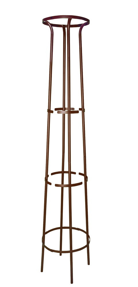 Tuteur colonne fer vieilli - 44x200 cm - Acier époxy