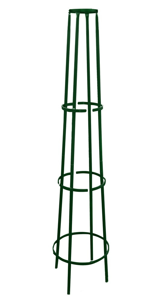 Tuteur colonne vert sapin - 44x200 cm - Acier époxy
