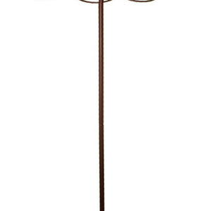 Tuteur parapluie 9 pétales fer vieilli - 100x250 cm - Acier époxy