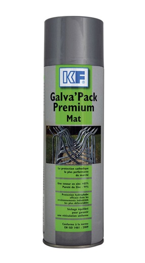 Lubrifiant Galva'Pack mat aérosol de 650 ml brut / 500 ml net KF 9344