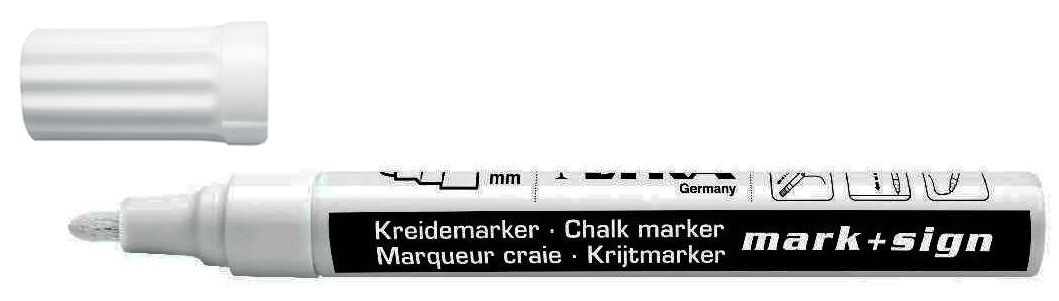 1 marqueur craie blanc