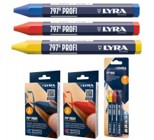 Craies forestieres 3 craies (1 rouge, 1 bleue, 1 jaune)