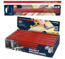 Crayons de charpentier 30 cm 3 crayons 300 mm