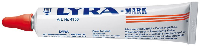 Marqueur à bille blanc