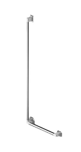 Main courante en L RUGAO blanc AKW 12015WH-LS