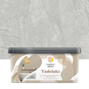 Enduit décoratif Tadelakt MAISON DECO, gris marbre, 5l