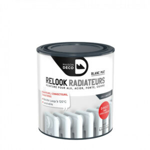Peinture Relook radiateurs MAISON DECO blanc mat 0.5 l