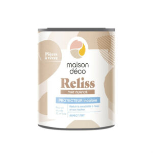 Protecteur Relisse mat nuance, MAISON DECO, protecteur incolore satiné, 1l