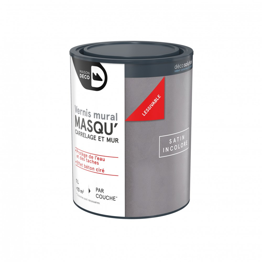 Vernis, Masqu'carrelage MAISON DECO, transparent, 1 l