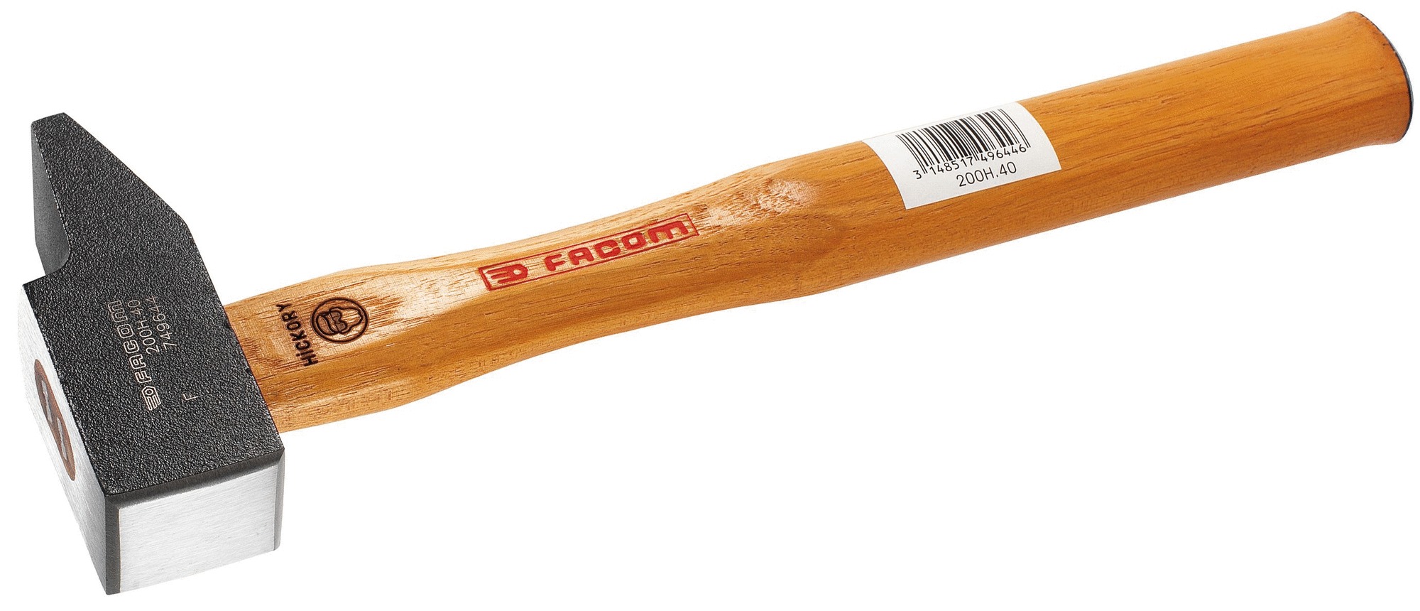 Marteau de mécanicien rivoir à manche bois Hickory 42 mm FACOM 200H.42