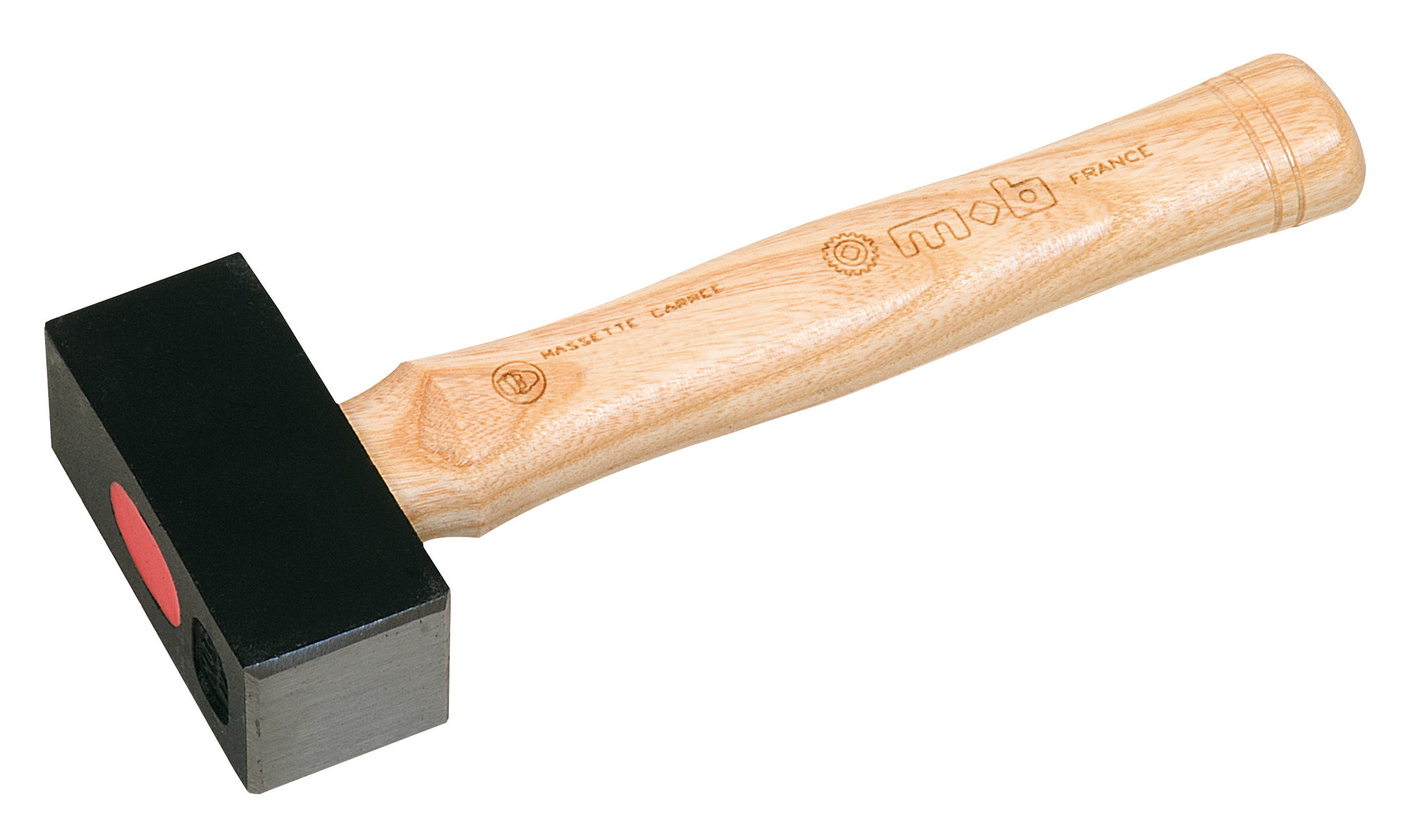 Massette carrée 1,25 kg manche bois hickory 260 mm MOB 0127120301