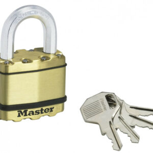 Cadenas à clé MASTER LOCK acier laminé, l.50 mm
