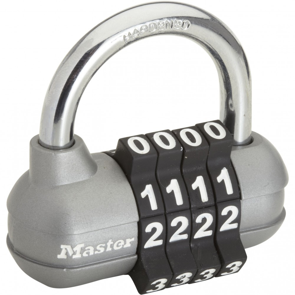 Cadenas à combinaison MASTER LOCK zinc, l.59 mm