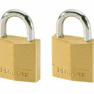 Lot de 4 cadenas à clé MASTER LOCK laiton, l.20 mm