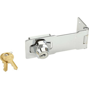 Moraillon avec serrure MASTER LOCK acier forgé, 117 mm