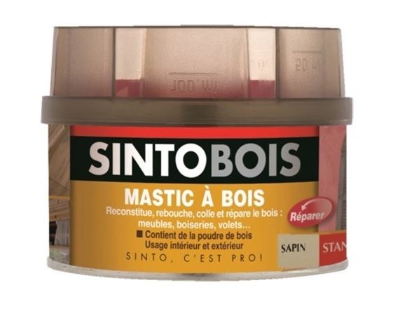 Mastic sans styrène SINTOBOIS sapin 1000 ml SINTO 23782